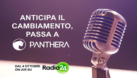 Dal 4 ottobre Panthera è su Radio24 e parla alle aziende italiane che credono nella Trasformazione Digitale.